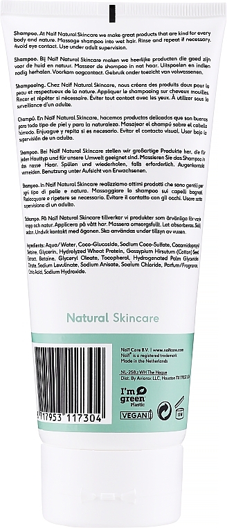 Pflegendes Babyshampoo mit natürlichem Baumwollsamenextrakt - Naif Baby Nourishing Shampoo — Bild N2