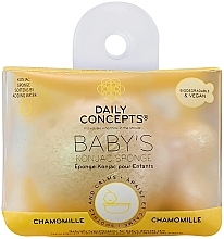 Düfte, Parfümerie und Kosmetik Waschlappen-Schwamm für Kinder Kamille - Daily Concepts The Daily Baby Konjac Sponge Chamomile