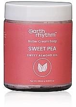 Cremeseife mit süßem Erbsenöl - Earth Rhythm Sweet Pea Butter Cream Soap — Bild N2