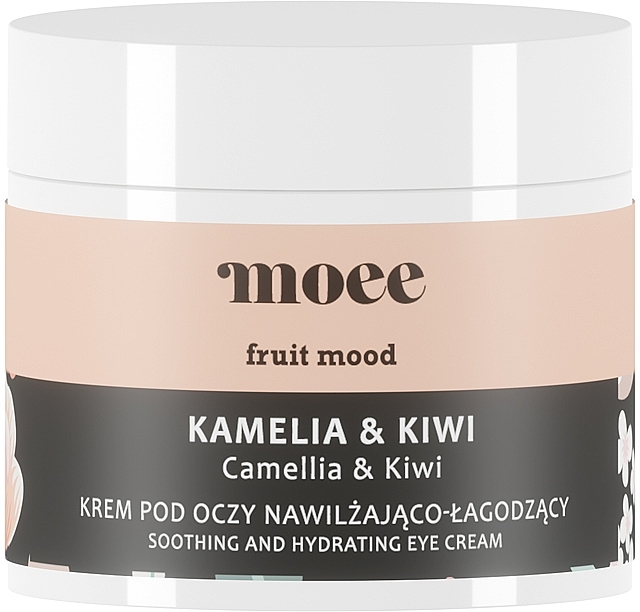 Feuchtigkeitsspendende und beruhigende Augencreme - Moee Fruit Mood Camellia & Kiwi Extract — Bild N1