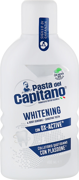 Aufhellende Mundspülung - Pasta Del Capitano Whitening Mouthwash — Bild N1