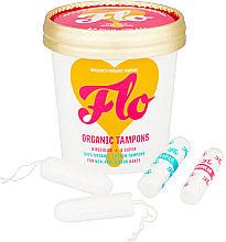 Tampons ohne Applikator 16 St. - Flo Regular + Super Organic Cotton Tampons — Bild N2