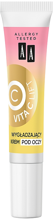 Regenerierende und glättende Augencreme 50+ mit Vitamin C, Coenzym Q10 und Albizia-Extrakt - AA Vita C Lift Smoothing Eye Cream — Bild N2