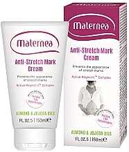 Düfte, Parfümerie und Kosmetik Körpercreme für Schwangere gegen Dehnungsstreifen mit Mandel- und Jojobaöl und Vitamin E, C - Maternea Anti-Stretch Marks Body Cream