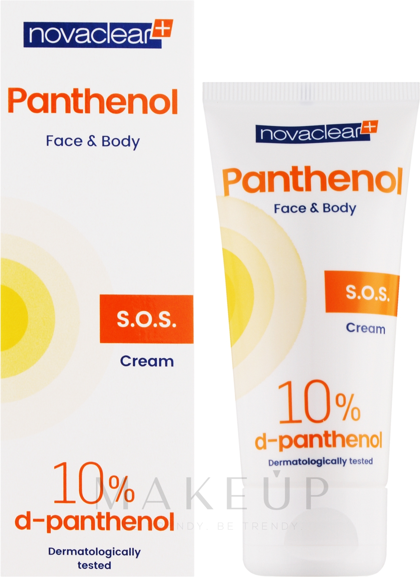 After Sun Creme für Gesicht und Körper mit 10% D-Panthenol - Novaclear Panthenol S.O.S Face Body Cream After Sunbath — Bild 50 ml