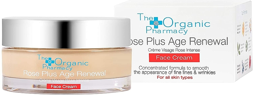 Anti-Aging-Gesichtscreme - The Organic Pharmacy Rose Plus Age Renewal Face Cream — Bild N1