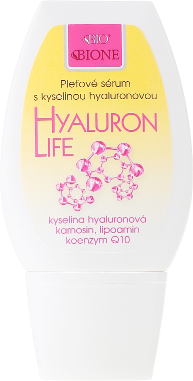 Feuchtigkeisspendendes Gesichtsserum mit Hyaluronsäure und Coenzym Q10 - Bione Cosmetics Facial Serum With Hyaluronic Acid — Bild N2