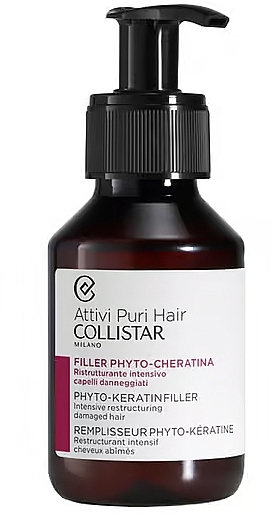 Intensiv regenerierender Haarfüller - Collistar Attivi Puri Hair Phyto-Keratin Filler — Bild N1