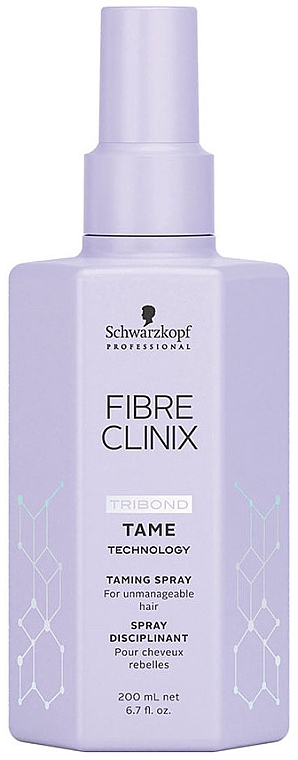 Glättendes Conditioner-Spray - Schwarzkopf Professional Fibre Clinix Tame Spray — Bild N1