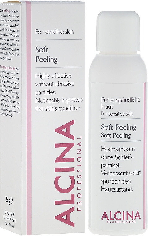 Sanftes Gesichtspeeling für empfindliche Haut - Alcina Soft Peeling — Bild N1
