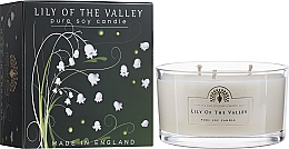 Duftkerze mit Maiglöckchen, Jasmin, Geißblatt und Magnolie - The English Soap Company Lily Of The Valley Triple Wick Candle — Bild N2