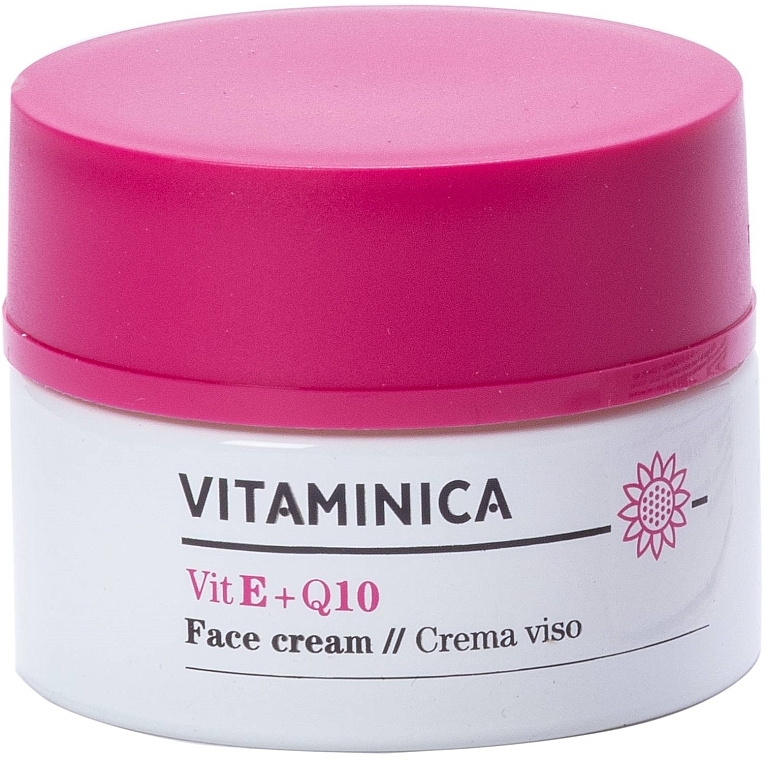 GESCHENK! Gesichtscreme - Bioearth Vitaminica Vit E + Q10 Face Cream (Probe)  — Bild N1