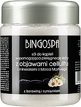 Düfte, Parfümerie und Kosmetik Anti-Cellulite Badesalz mit Mineralien aus dem Toten Meer, Kamille und Torf - BingoSpa Salt With Minerals
