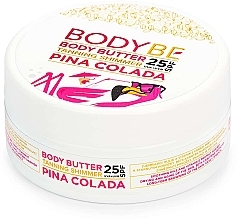 Düfte, Parfümerie und Kosmetik Sonnenschutzcreme-Butter mit schimmerndem Effekt SPF25 Pina Colada - Bodybe Body Butter Tanning Shimmer SPF25 Pina Colada