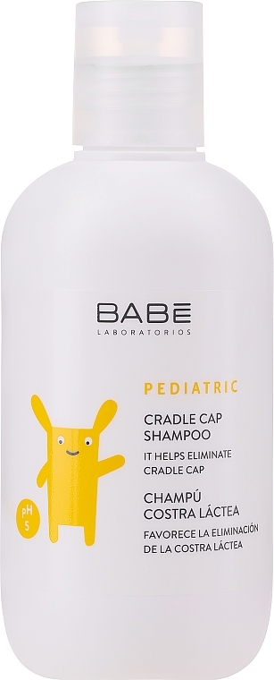 Kindershampoo für trockene Kopfhaut und gegen Seborrhoe - Babe Laboratorios Cradle Cap Shampoo — Bild N2