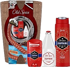 Körperpflegeset - Old Spice Captain (Deostick 50ml + Duschgel 250ml + After Shave Lotion 100ml + Kosmetiktasche) — Bild N4