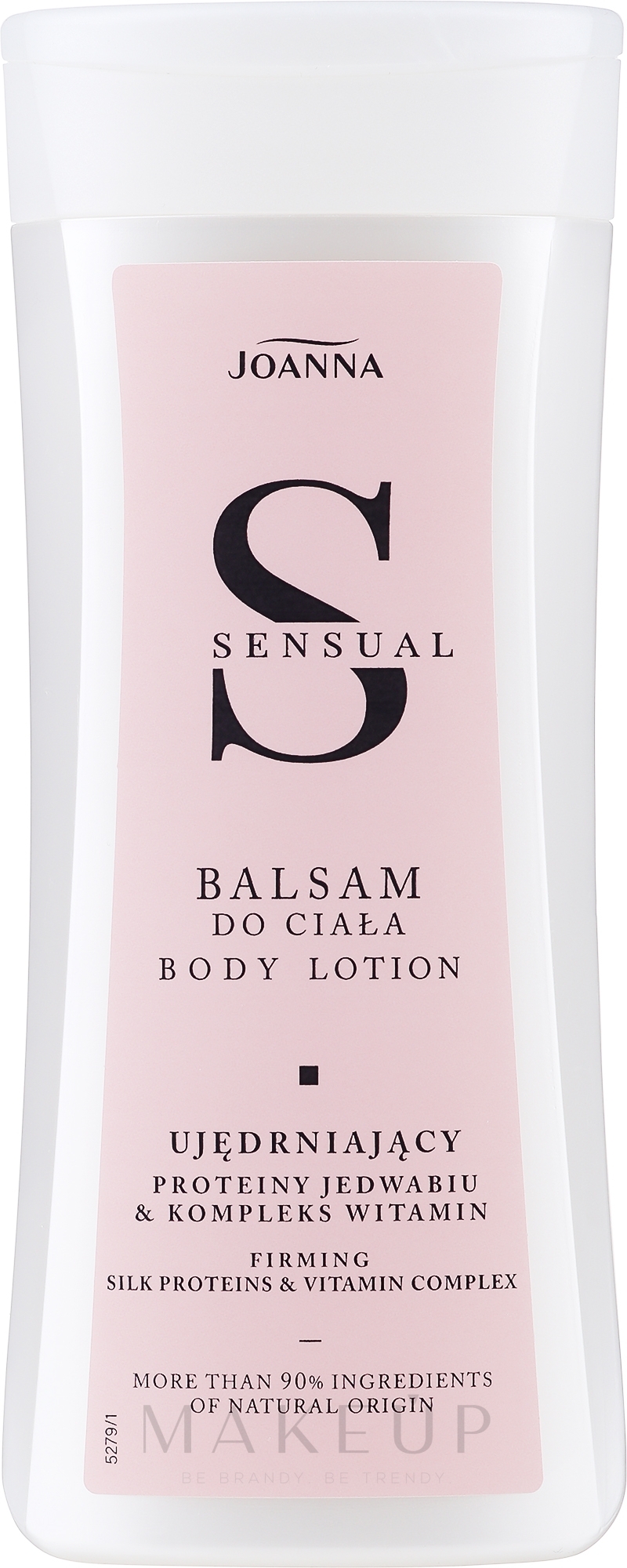 Körperlotion mit Seidenprotein für anspruchsvolle und raue Haut - Joanna Sensual Silk Proteins Balsam — Bild 200 g