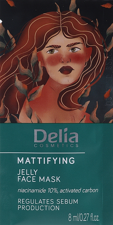 Anti-Falten-Gesichtsmaske - Delia Cosmetics Moisturizing Jelly Face Mask — Bild N1