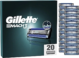 Ersatz-Rasierkassetten, 20 St. - Gillette Mach3  — Bild N1