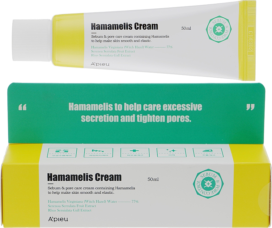 Gesichtscreme mit Hamamelis-Extrakt - A'pieu Hamamelis Cream — Bild N1