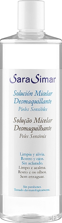 Mizellenwasser - Sara Simar Micellar Solution Make-up Remover — Bild N1