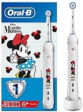 Düfte, Parfümerie und Kosmetik Elektrische Zahnbürste für Kinder ab 6 Jahren - Oral-B Junior Minnie 