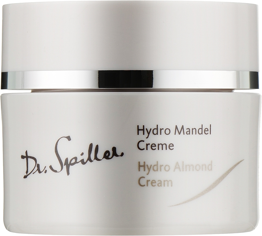 Feuchtigkeitsspendende und regenerierende Gesichtscreme mit Traubenkernöl und Mandelduft - Dr. Spiller Hydro Almond Cream — Bild N1