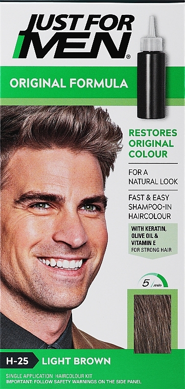 Shampoo-In Haarfarbe - Just For Men Shampoo-in Color — Bild N1