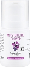 Düfte, Parfümerie und Kosmetik Feuchtigkeitsspendende Gesichtscreme für den Tag mit Lavendel und Kamille - Zoya Goes Moisturising Flower Daily Face Cream