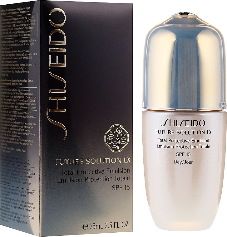 Schützende Gesichtsemulsion für den Tag SPF 15 - Shiseido Future Solution LX Total Protective Emulsion — Bild N1