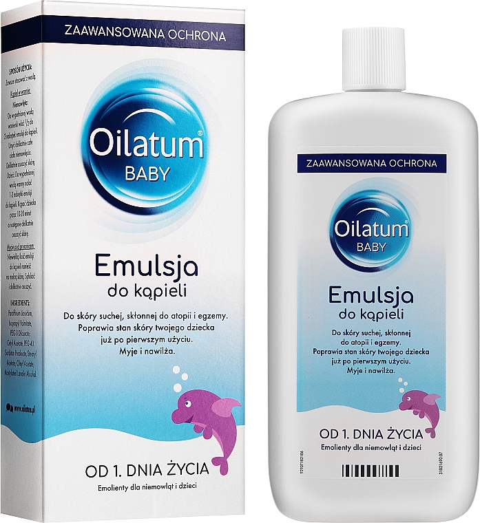 Milde Badeemulsion für Babys und Kinder - Oilatum Baby Bath Emulsion — Bild N3