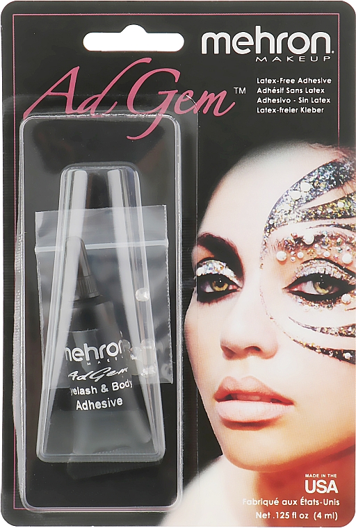 Körperkleber mit Swarovski-Strasssteinen - Mehron AdGem Body Adhesive — Bild N1