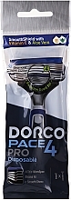 Düfte, Parfümerie und Kosmetik Einwegrasierer mit 4 Ersatzklingen - Dorco Pace 4 PRO