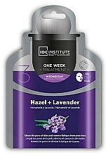 Düfte, Parfümerie und Kosmetik Tuchmaske für das Gesicht Hamamelis und Lavendel - IDC Institute Hazel + Lavander Facial Mask