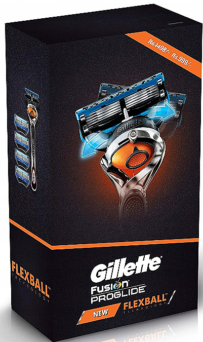 Rasierer mit 4 Ersatzklingen - Gillette Fusion5 Proglide — Bild N1