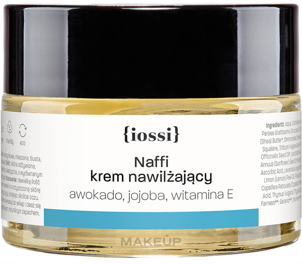 Feuchtigkeitsspendende Gesichtscreme mit Avocado- und Jojobaöl - Iossi NAFFI Cream — Foto 50 ml