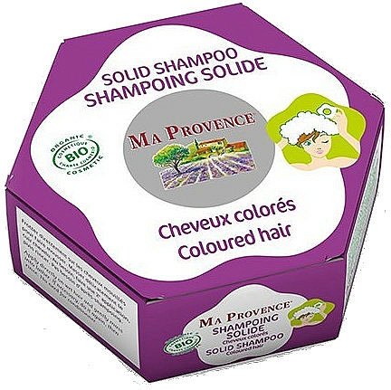 Festes Bio-Shampoo für gefärbtes Haar - Ma Provence Solid Shampoo — Bild N1