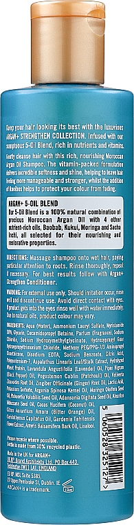Shampoo für trockenes, geschädigtes und gefärbtes Haar mit Arganöl - Argan+ Strengthen Shampoo Moroccan Argan Oil — Bild N2