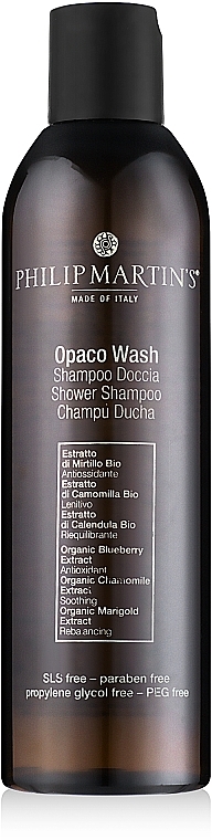 2in1 Shampoo und Duschgel mit Blaubeerextrakt - Philip Martin's Opaco Wash — Bild N1