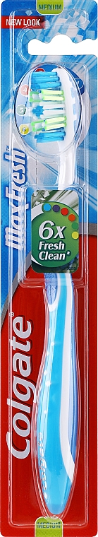 Zahnbürste mittel Max Fresh blau - Colgate Max Fresh Medium — Bild N2