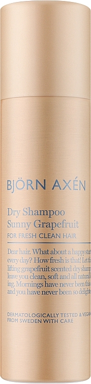 Trockenshampoo mit Grapefruitduft - BjOrn AxEn Dry Shampoo Sunny Grapefruit — Bild N1