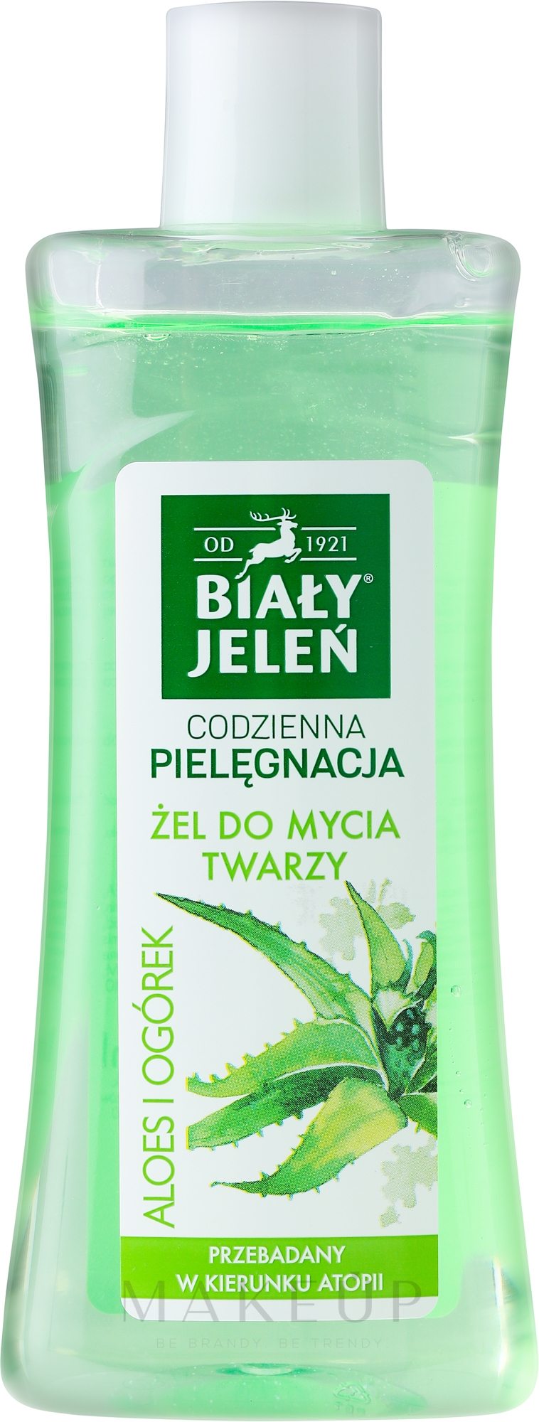 Hypoallergenes Gesichtsreinigungsgel mit Aloe Vera und Gurke - Bialy Jelen Hypoallergenic cleanser Aloe And Cucumber — Bild 265 ml