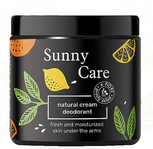 Cremige Deocreme - E-Fiore Sunny Care Natural Cream Deodorant — Bild N1