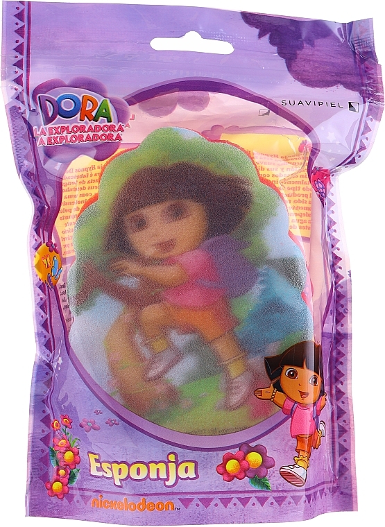 Kinder-Badeschwamm Dora 169-11 rosa - Suavipiel Dora Bath Sponge — Bild N1