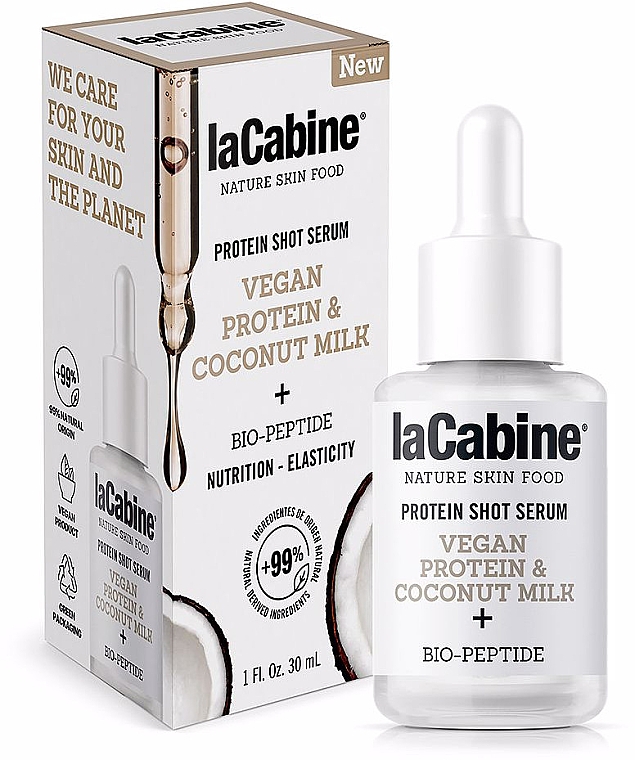 Pflegendes Gesichtsserum - La Cabine Nature Skin Food Protein Shot Serum — Bild N2