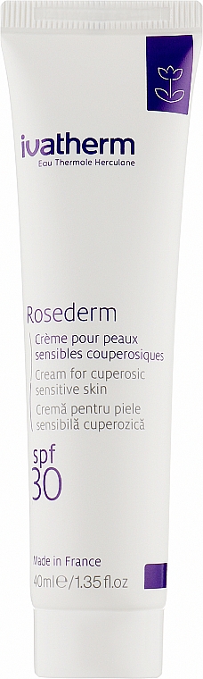 Gesichtscreme - Ivatherm Rosederm Cream SPF30 — Bild N2