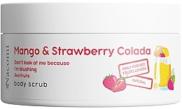 Körperpeeling mit Mango- und Erdbeeraroma - Nacomi Mango And Strawberry Colada Body Scrub — Bild N1