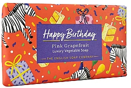 Seife rosa Grapefruit - The English Soap Company Occasions Collection Pink Grapefruit Happy Birthday Soap — Bild N1