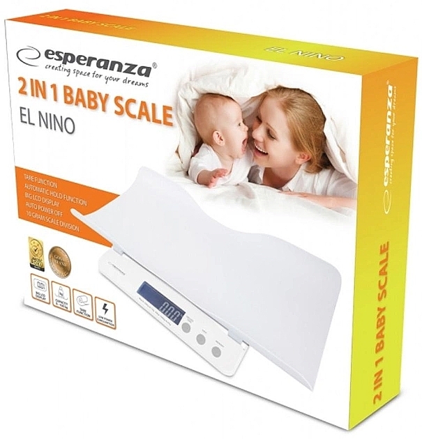 Elektronische Waage für Neugeborene - Esperanza EBS017 El Nino — Bild N4