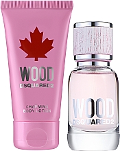 Düfte, Parfümerie und Kosmetik Dsquared2 Wood Pour Femme - Duftset (Eau de Toilette 30ml + Körperlotion 50ml)